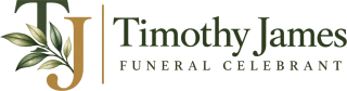 Timothy James, funeral celebrant, logo